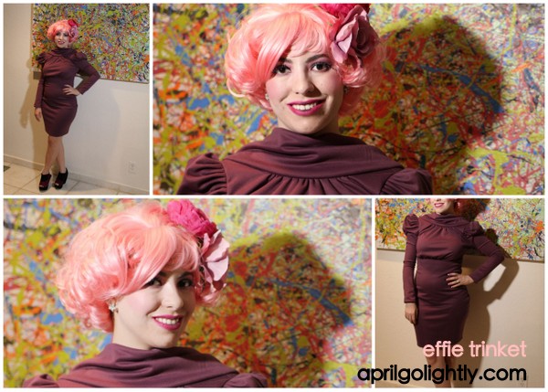 Face up commitment Tentacle Effie Trinket Costume - April Golightly