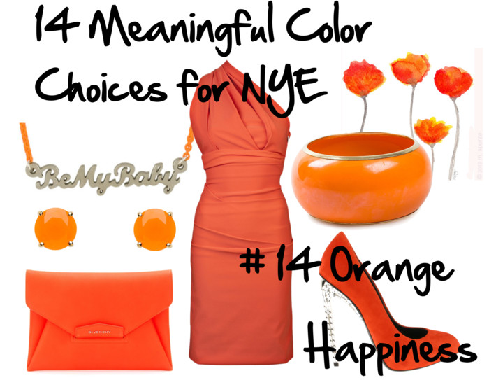 Wear Orange for Happiness on New Year's Eve