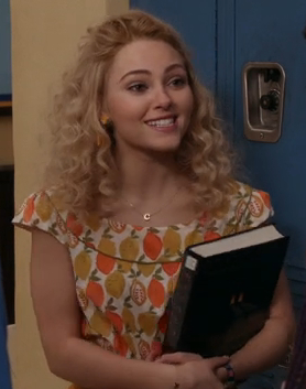 Carrie Cool With Me Top in Citrus, Carrie Diaries Season 1 Outfits, modcloth carrie dress, modcloth dress, the carrie diaries fashion, the carrie diaries season finale shirt