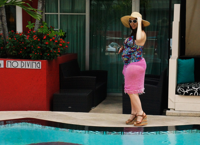 Victor-Hotel-pool-bikini, maternity bikini, pregnancy swimwear, anita maternity, maternity swim
