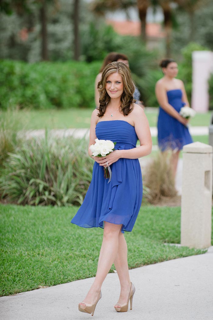 blue-short-dress-for-brides-maid