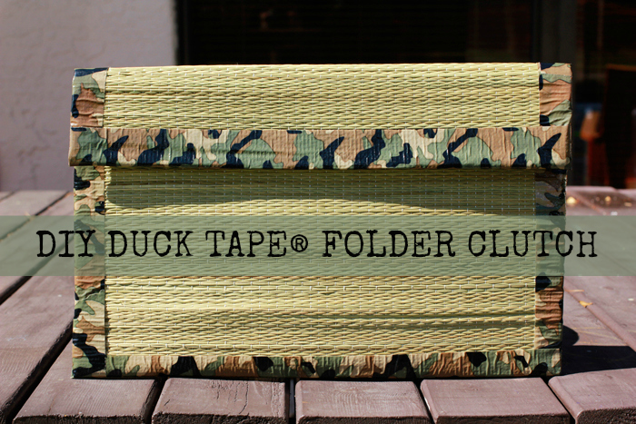 DO IT YOURSELF-duck-tape-folder-by-April-Golightly, Be Fashionable Going Back to School with Duck Tape®