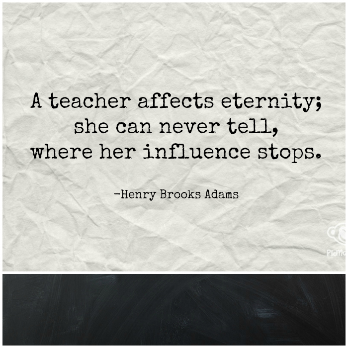 Henry Brooks quote about Teachers