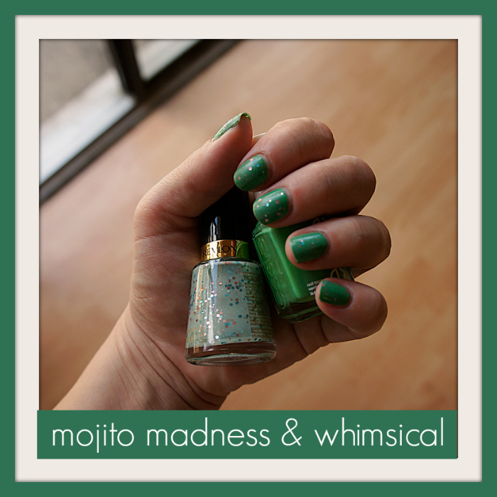Mojito Madness & Whimsical by April Golightly, mermaid manicure