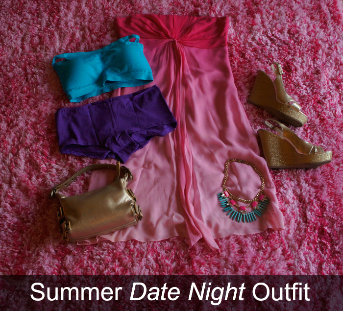 Summer Date Night Outfit with #UnderCoverColor #Purple