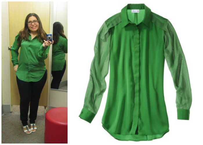 Green Shirt from Phillip Lim