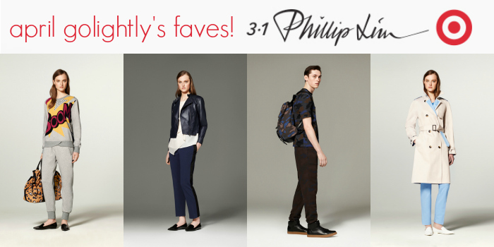 april golightly's faves from 3.1 Phillip Lim for Target