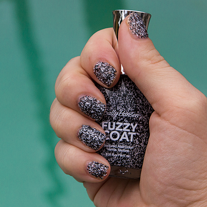 fuzzy-nails, tweed nails