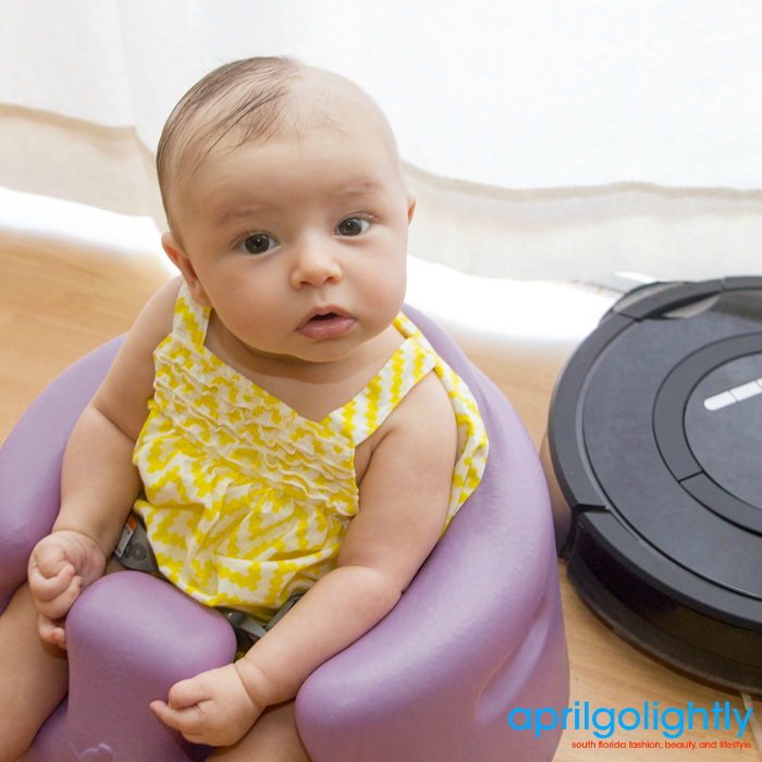 Roomba and the Bumbo meet! #BumboCares
