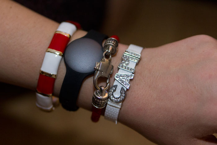 Arm-Party-Red-with-the-Shine-Tracker.