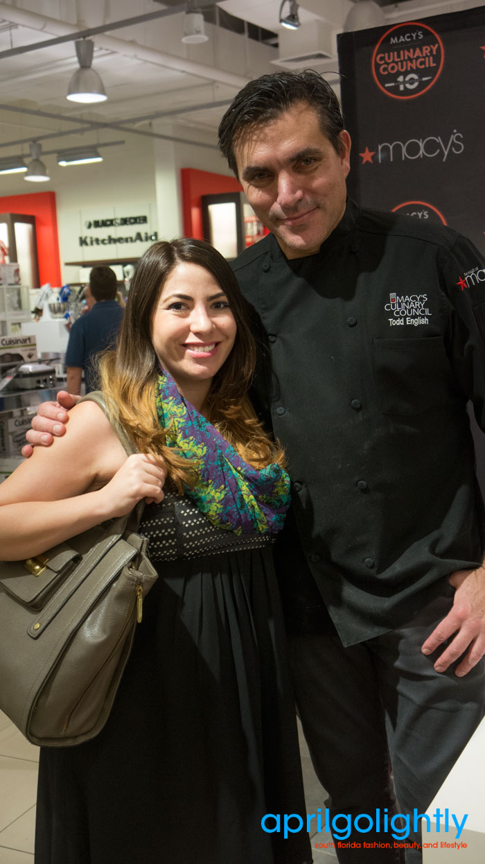 Chef Todd English and Fashion Blogger April Golightly