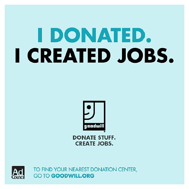 Goodwill- Donate Stuff & Create Jobs!