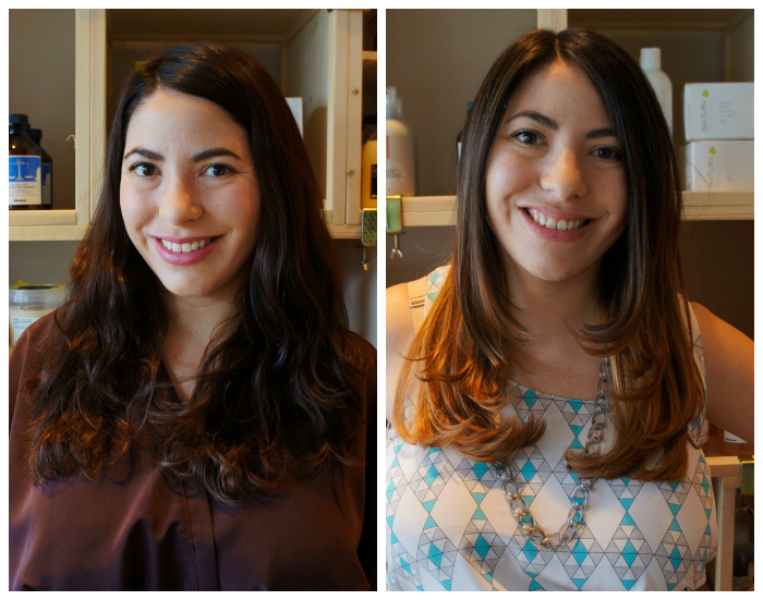 Salon Verde ombre before and after