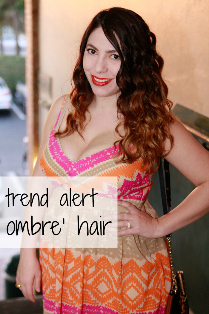 Trend Alert Ombre Hair worn by April Golightly #aprilgolightly