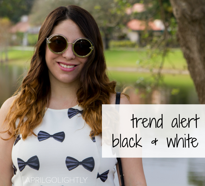 Trend Alert from Fashion Blogger April Golightly Black and White aprilgolightly.com