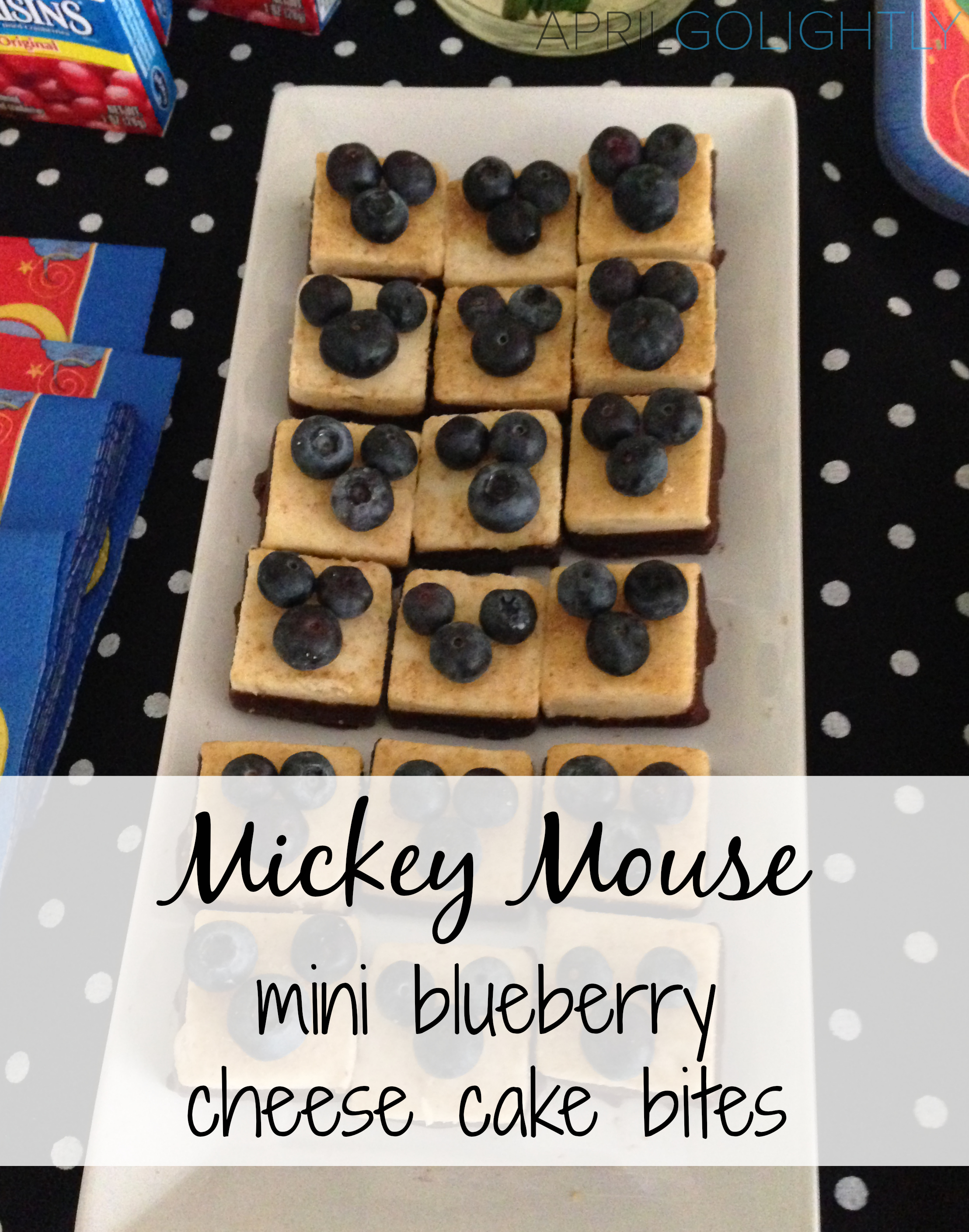 Mickey Mouse Mini Blueberry cheese cake bites recipe dessert disney side .jpg