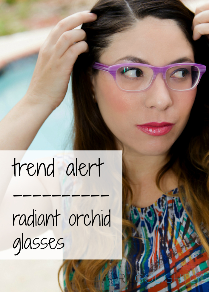 Trend alert Radiant Orchid prescription eyeglasses