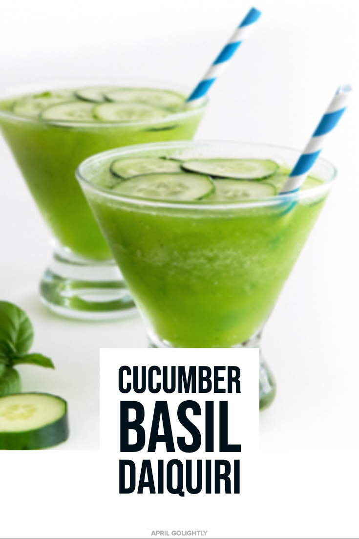 Fresh Cucumber Basil Daiquiri