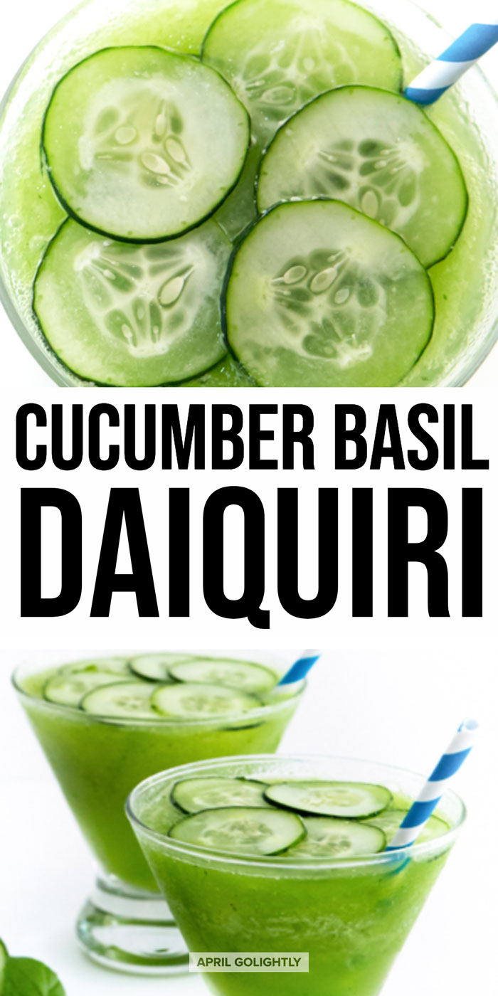 Cucumber Basil Daiquiri