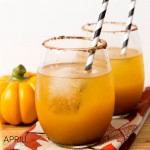 Pumpkin Spice Fizz Cocktail 