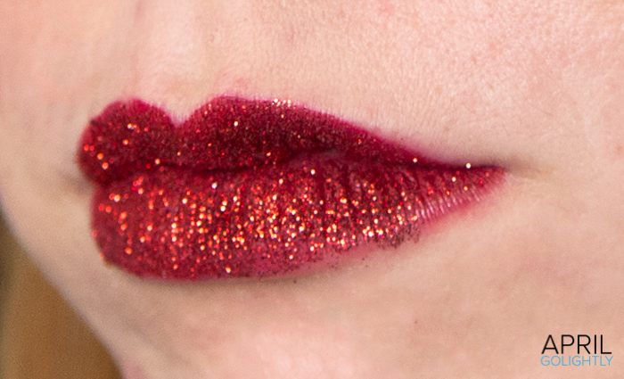Red Glitter Lips-23