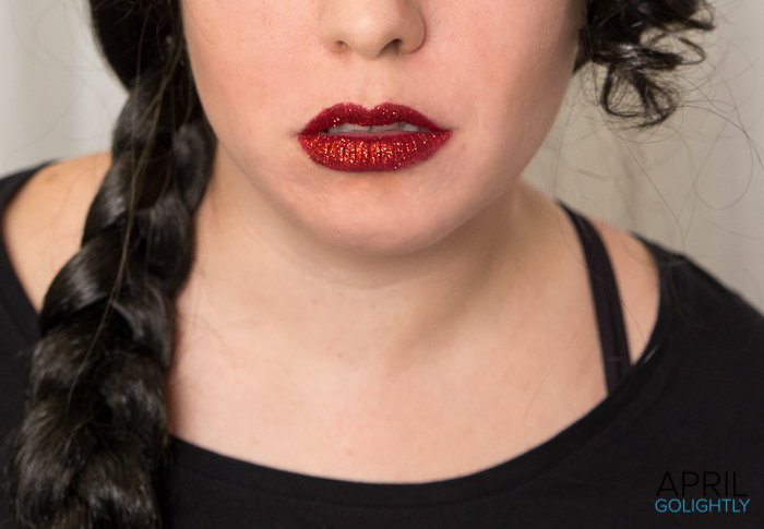 Red Glitter Lipstick-04541