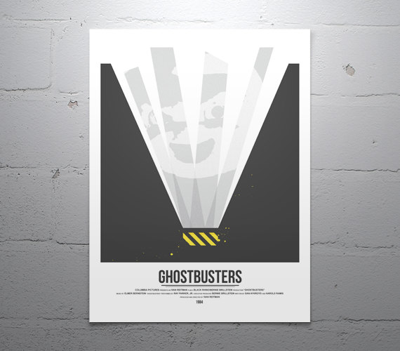 ghostbusters poster minimal
