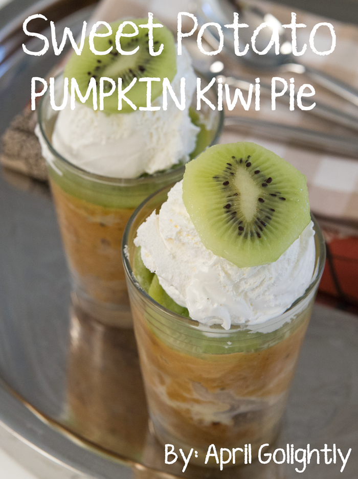 Sweet Potato Pumpkin Kiwi Pie 