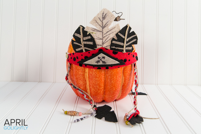 No Sew Native American Headdresses Toddlers-9453