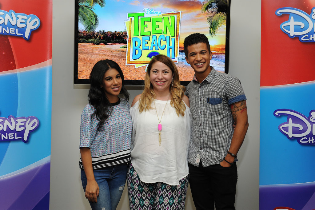 TEEN BEACH 2 - "Teen Beach 2" stars Chrissie Fit and Jordan Fisher participate in a Mom blogger event to celebrate the movie's June 26, 2015 premiere. (Disney Channel/Valerie Macon) CHRISSIE FIT, JORDAN FISHER