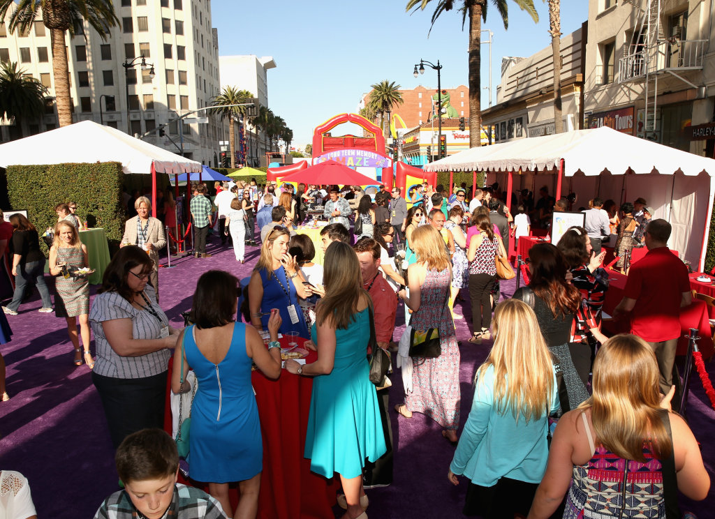 HOLLYWOOD, CA - JUNE 08:  A view of the atmosphere at the Los Angeles Premiere and Party for Disney?Pixar?s INSIDE OUT at El Capitan Theatre on June 8, 2015 in Hollywood, California.  (Photo by Jesse Grant/Getty Images for Disney)