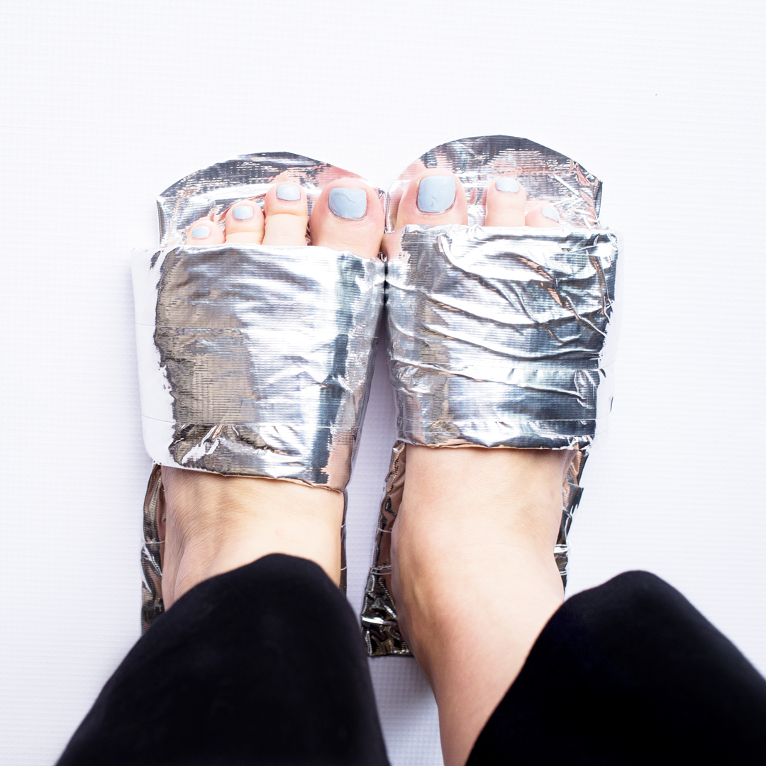 Shower Sandals DIY - April Golightly