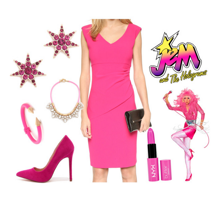 Jem and the Holograms Halloween Costume 
