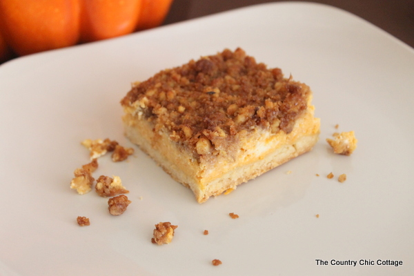 crumb topped pumpkin cheesecake recipe