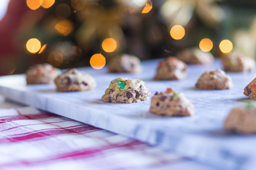 Christmas Chocolate Chip Cookies 