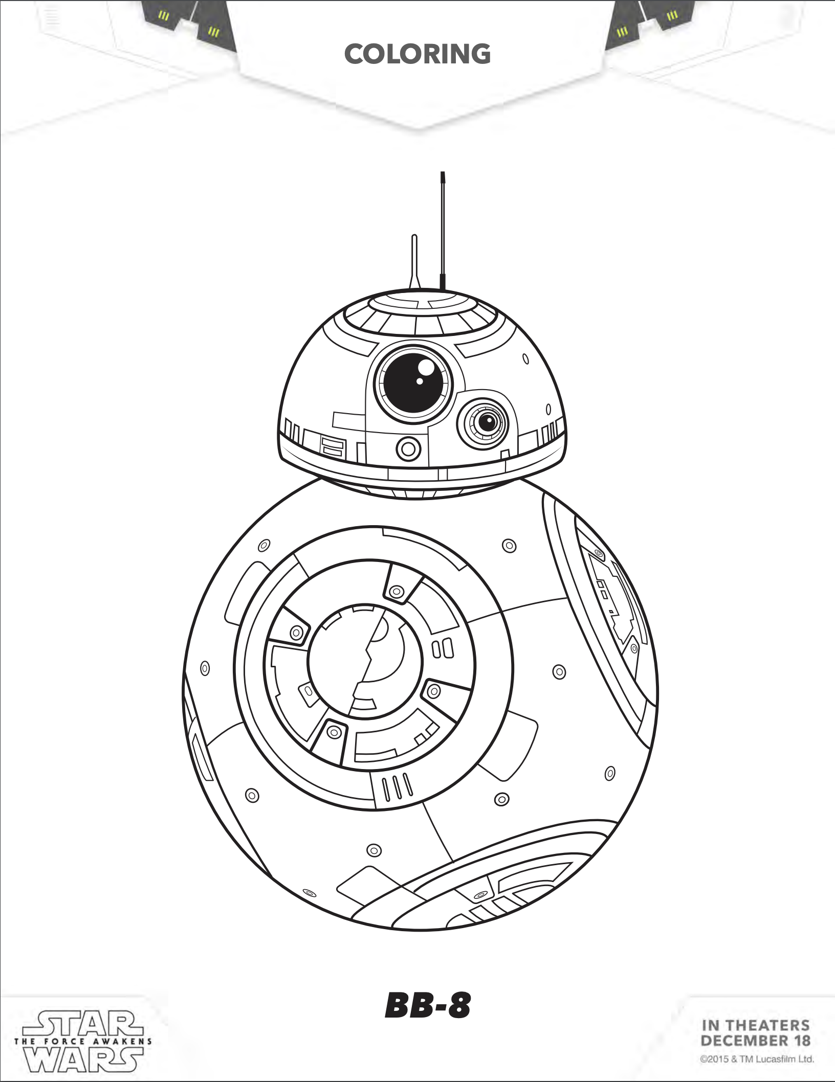 Star Wars Printables   FREE Coloring Pages   April Golightly