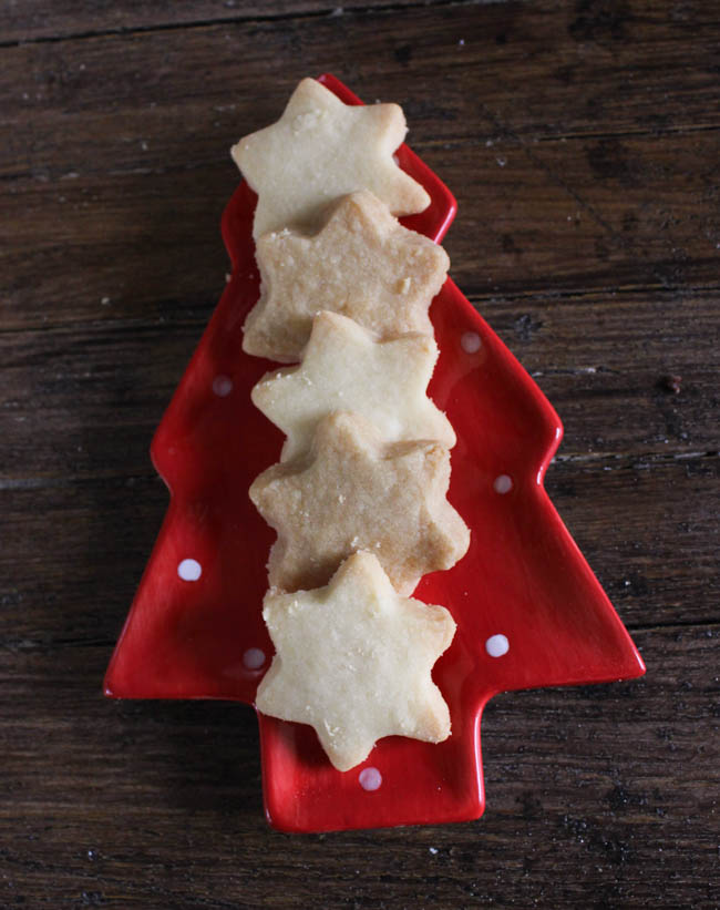 Christmas Star Shortbread cookie recipe