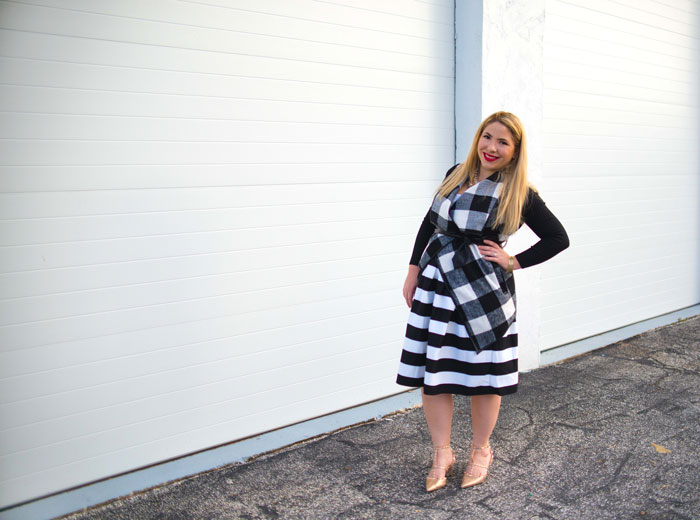 Mixing plaid and Stripes 