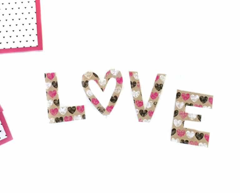 DIY Love Banner - April Golightly