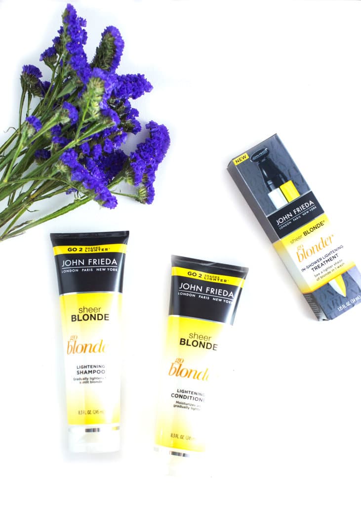 Sheer Blonde® Go Blonder Lightening Treatment and Shampoo and Conditioner