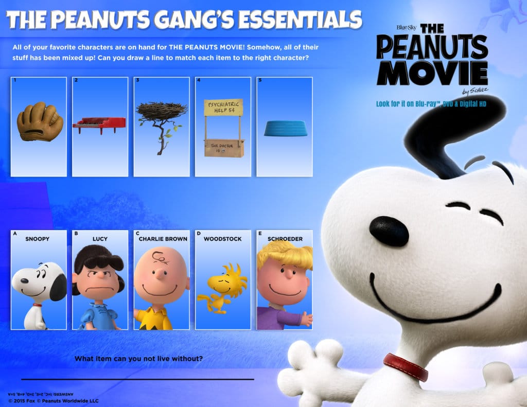 Peanuts Movie Party Plan 