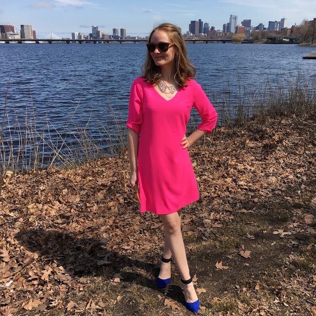 Hot Pink Dress from Chow Down USA
