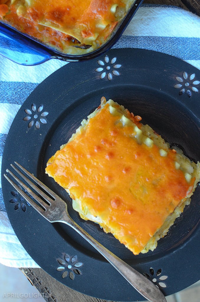 Extremely Cheesy Pierogi Lasagna Recipe - April Golightly