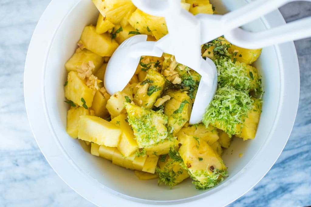 Fresh Pineapple Salad Recipe April Golightly