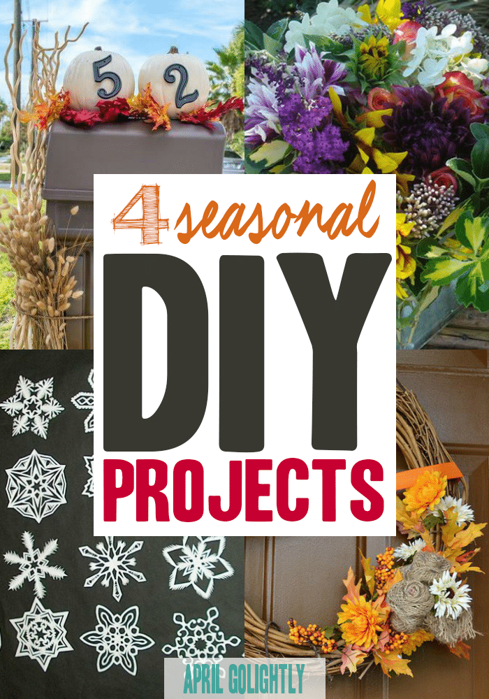 4 Seasonal DIY Projects for Fall and Winter Decorations 