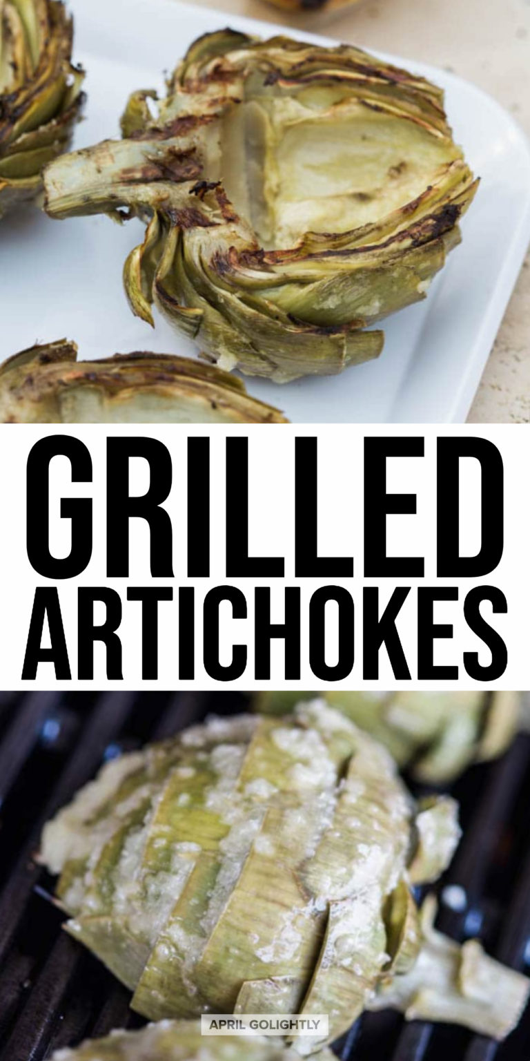 Easy Lemon Spiced Grilled Artichokes Recipe April Golightly
