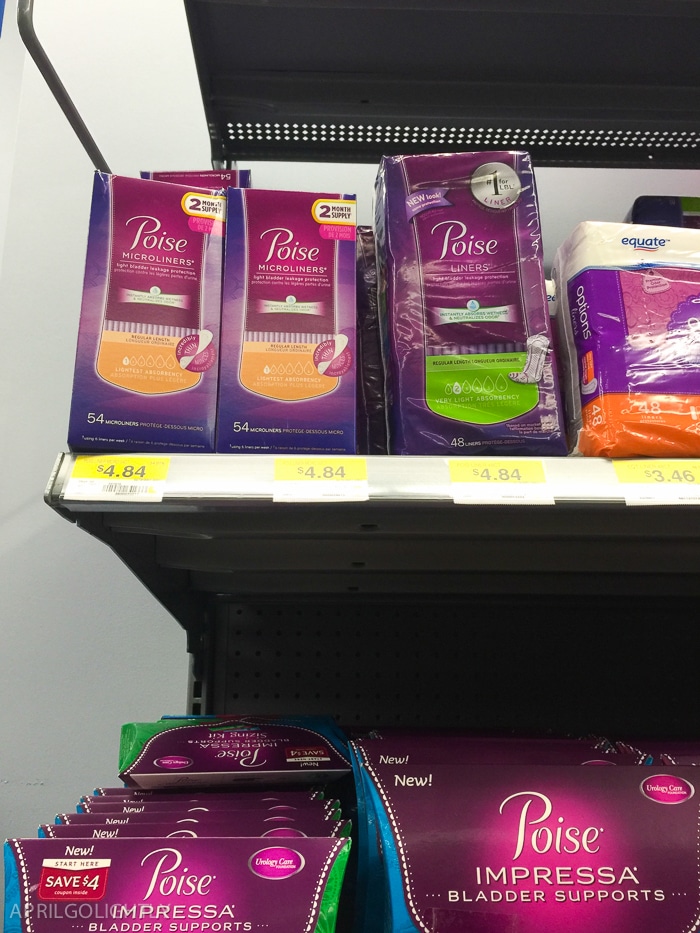 Poise Liners Walmart-1461