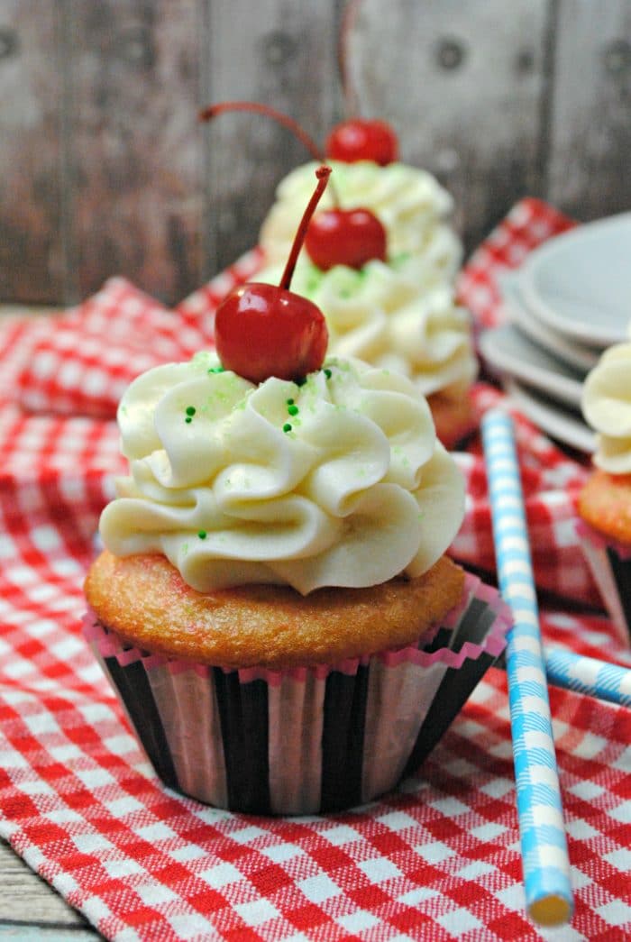 Shirley Temple Cherry Cupcake Recipe 