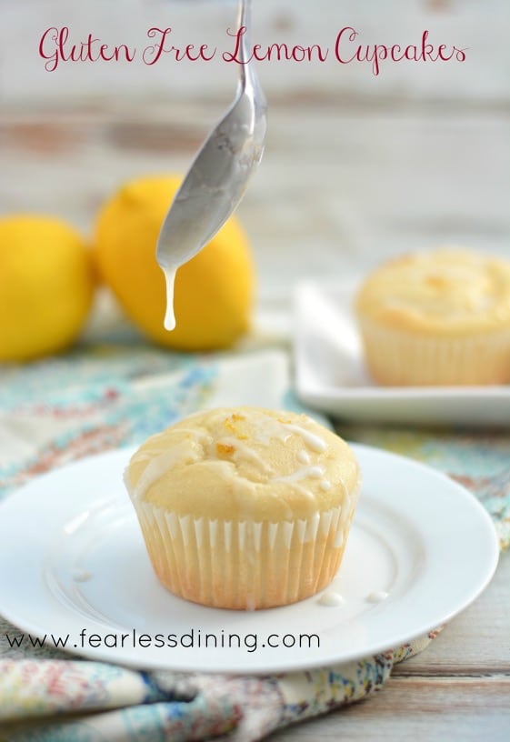 Easy Lemon Cupcake Recipe made gluten free 
