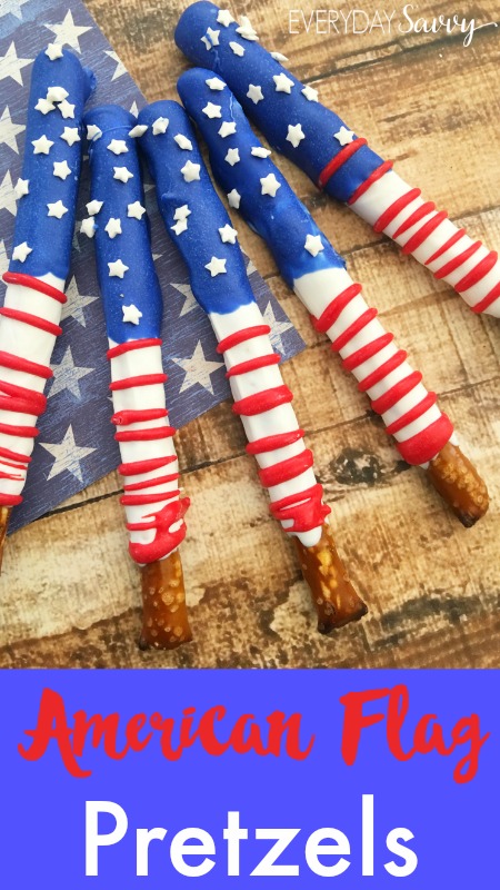 American Flag Pretzels from Everyday Savvy